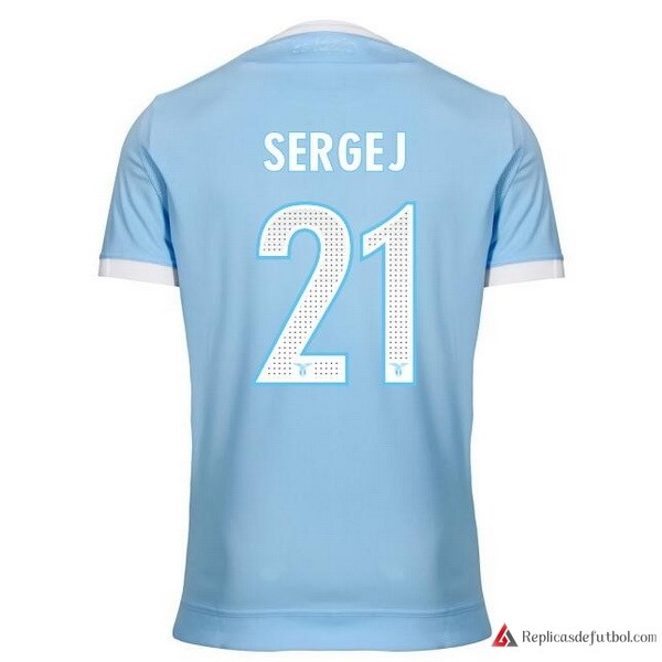 Camiseta Lazio Primera equipación Sergej 2017-2018